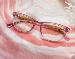 Peepers Winnie Blue Light Reading Glasses | Lavender Rectangle Frame