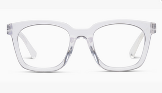 Peepers To the Max Blue Light Reading Glasses | Clear Oversized Square Frame