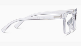 Peepers To the Max Blue Light Reading Glasses | Clear Oversized Square Frame