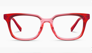Peepers Tiki Blue Light Reading Glasses | Cherry Red Square Frame
