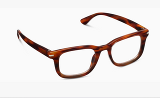 Peepers Tangerine Blue Light Reading Glasses | Tortoise Rectangle Frame