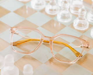 Peepers Josephine Blue Light Reading Glasses | Blush Frame