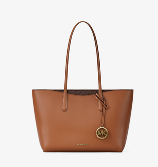 Michael Kors Arden Large Top-Zip Tote | Brown