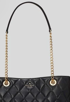 Kate Spade Carey Small Quilted Tote | Black