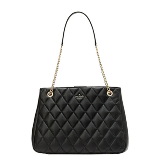 Kate Spade Carey Small Quilted Tote | Black