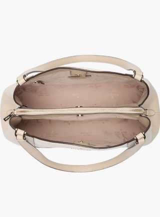 Kate Spade Lena Triple Compartment Shoulder Bag | Light Sand Colorblock