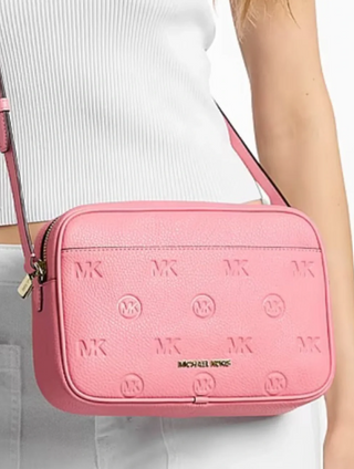 Michael Kors Jet Set Travel Large Camera Crossbody | Carnation