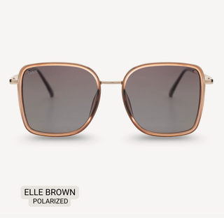 DAX Elle Polarized Oversized Square Sunglasses