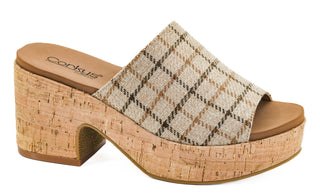 Corkys Totally Buggin' Platform – Camel Plaid Perfection