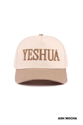 YESHUA Embroidered Trucker Hat – Faith-Inspired Statement Cap