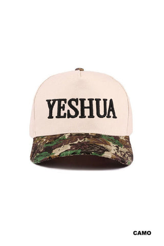 YESHUA Embroidered Trucker Hat – Faith-Inspired Statement Cap