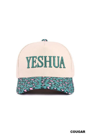 YESHUA Embroidered Trucker Hat – Faith-Inspired Statement Cap