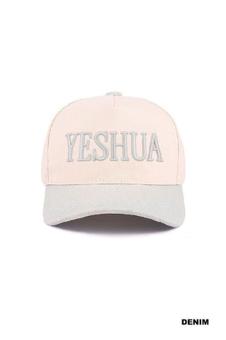 YESHUA Embroidered Trucker Hat – Faith-Inspired Statement Cap