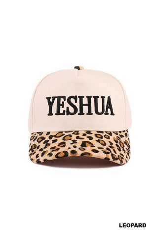 YESHUA Embroidered Trucker Hat – Faith-Inspired Statement Cap