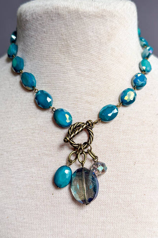 Lumière Glass Beaded Necklace