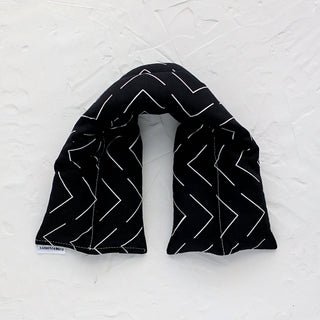Midnight Mudcloth heating and cooling neck and body wrap, view 2