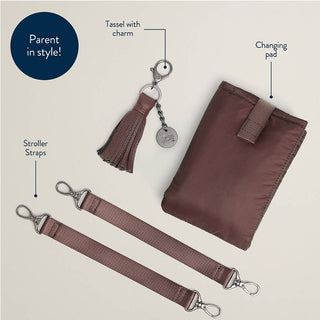 Itzy Ritzy Boss Tote Diaper Bag - Espresso