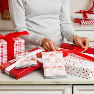 Merry Santas scented sachet styled in the home