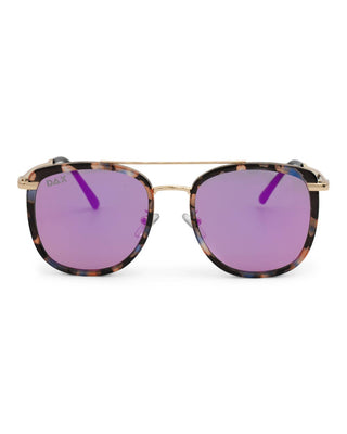 DAX Ivy Oversized Square Sunglasses - Black, Gold or Marble