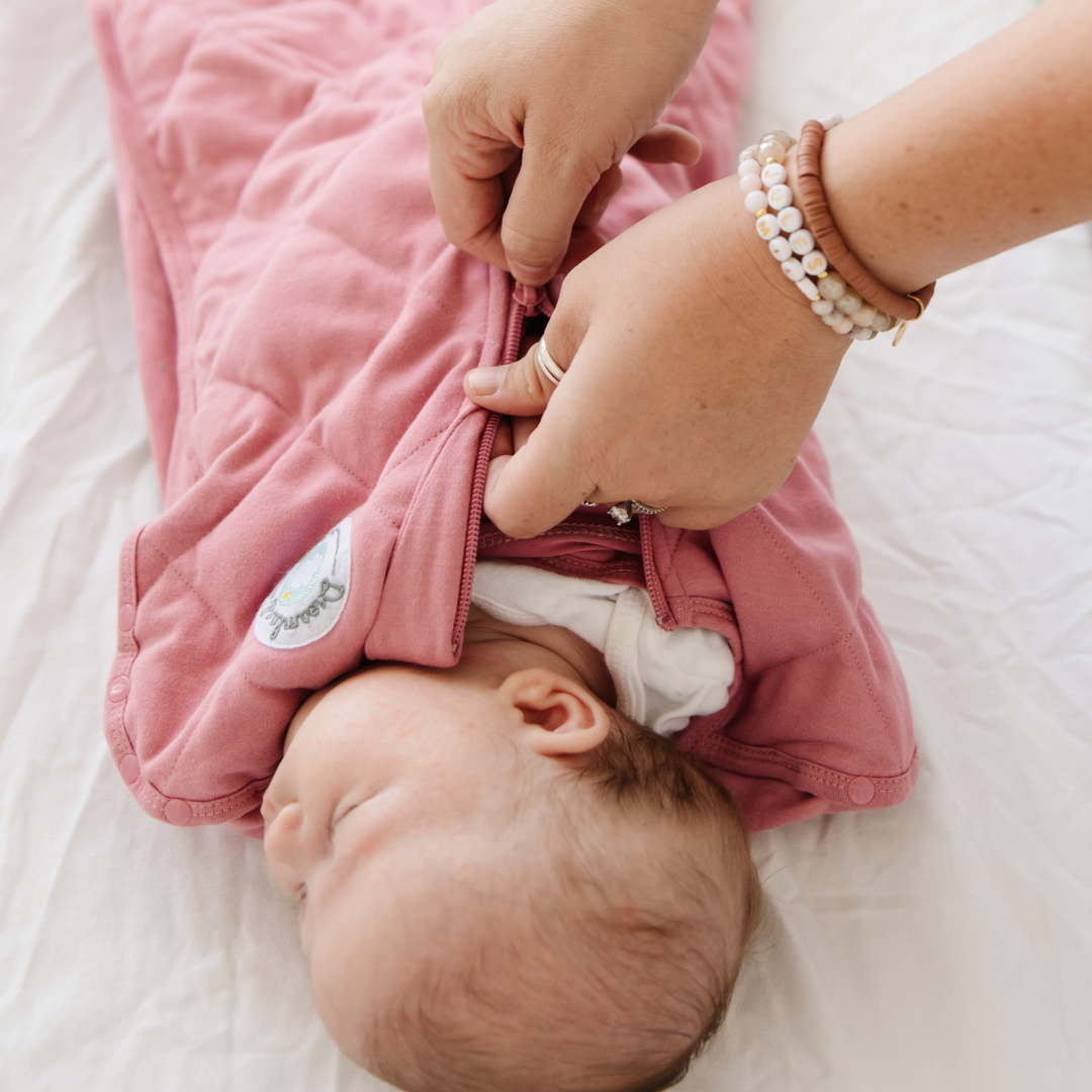 Dreamland Baby - Dream Weighted Sleep Swaddle - Dusty Rose