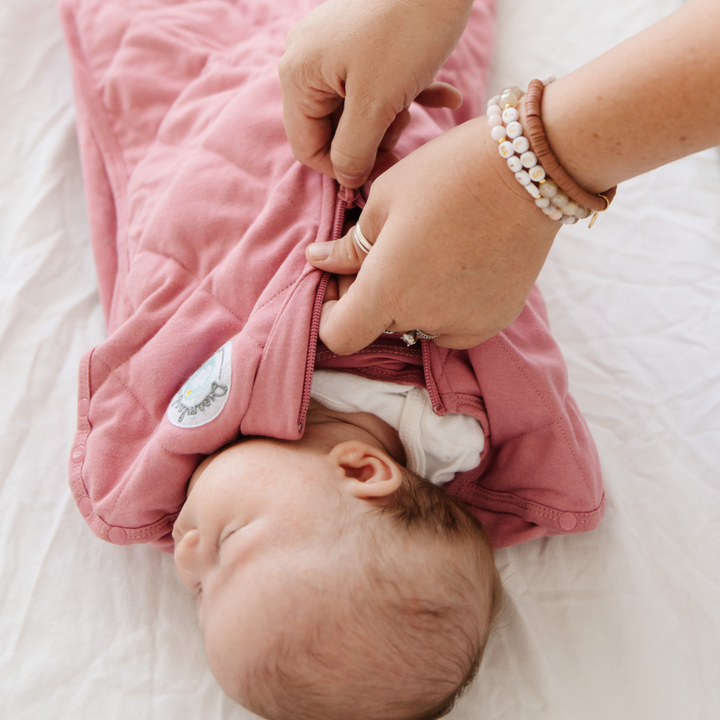 Dreamland Baby - Dream Weighted Sleep Swaddle - Dusty Rose