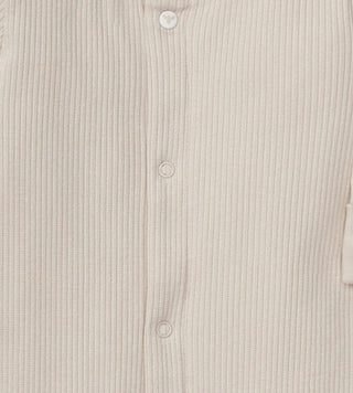 Burt's Bees Baby Organic Jumpsuit, Bib & Hat Set - Limestone