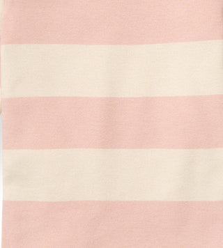 Burt's Bees Baby Rugby Stripe Sleep & Play - Pink Sand