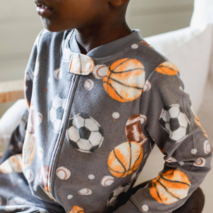 Burt's Bees Baby - Sports polarbee™ Repreve® Fleece Pajamas