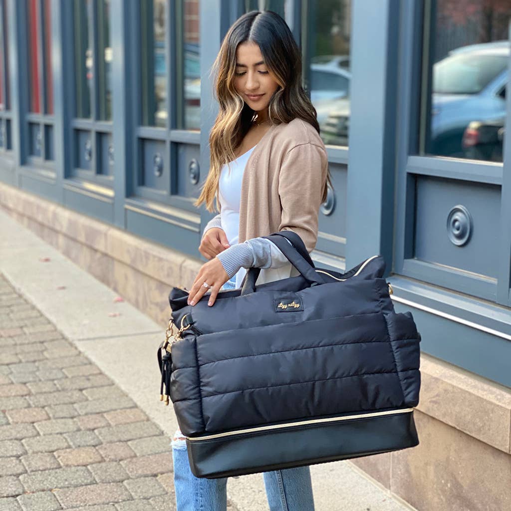 Itzy Ritzy - Dream Weekender™ Midnight Black Diaper Bag