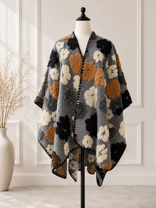 Wildflower Textured Open Front Ruana