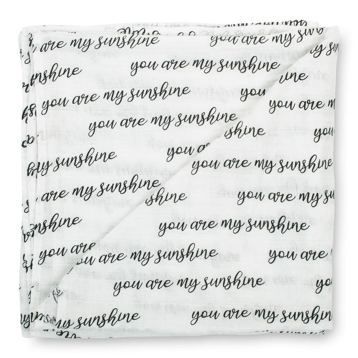You Are My Sunshine Muslin Swaddle Baby Blanket