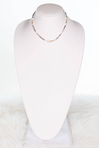 Blossom Pearl Beaded Choker Necklace