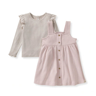 Burt's Bees Baby Flutter Tee & Thermal Dress Set