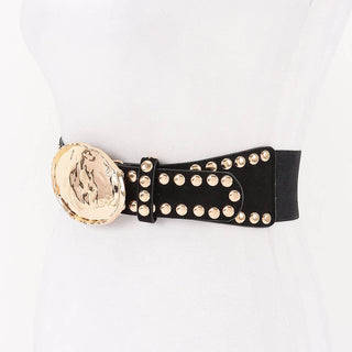 Faux suede stretch belt in Midnight Suede or Toffee Suede