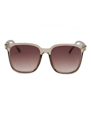 DAX Eyewear | Ella Oversized Square Sunglasses | Black, Grey & Brown UV400