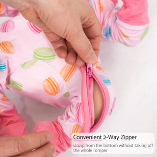 LollyBanks Le Macaron Bamboo Baby Pajamas