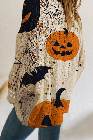 Pumpkin Patch Halloween Knit Sweater