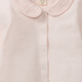 Burt's Bees Baby Muslin Collar Organic Jumpsuit