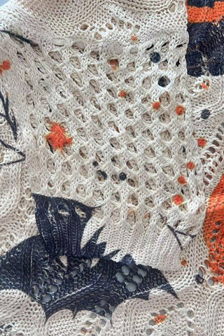 Pumpkin Patch Halloween Knit Sweater