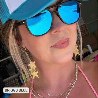 DAX Briggs Polarized Aviator Sunglasses