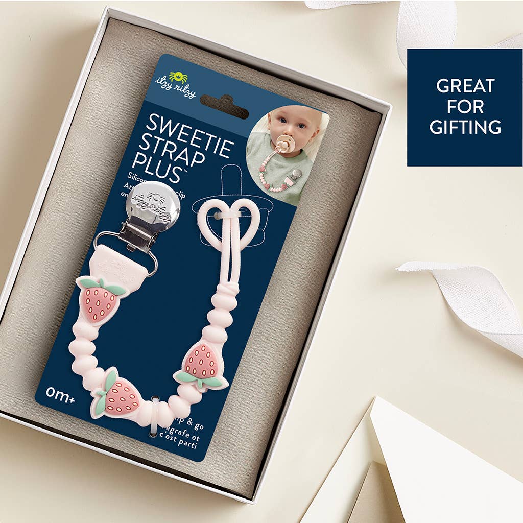 Itzy Ritzy Sweetie Strap Plus™: Strawberry