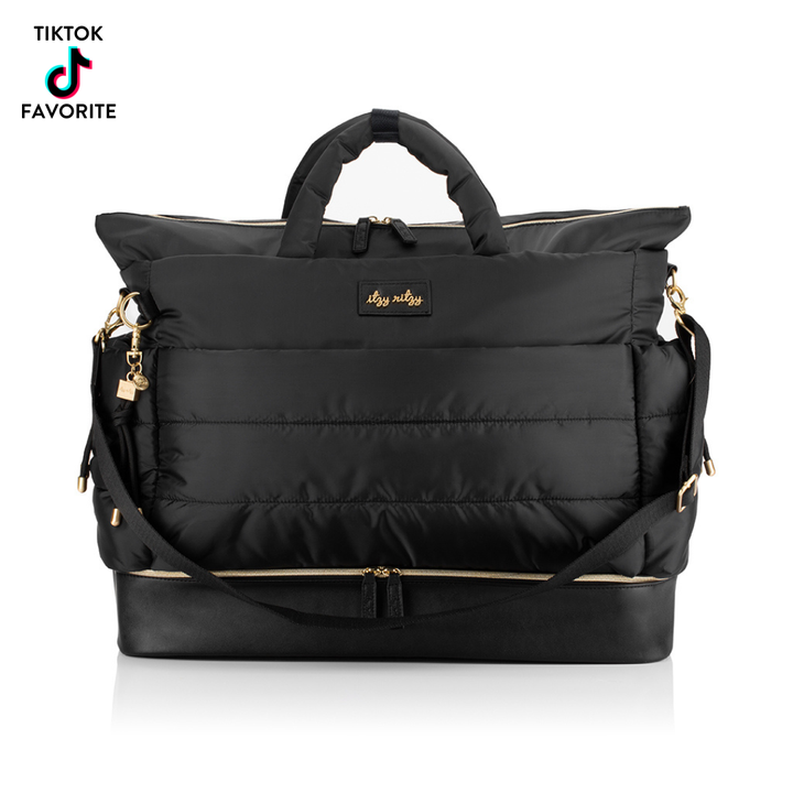 Itzy Ritzy - Dream Weekender™ Midnight Black Diaper Bag