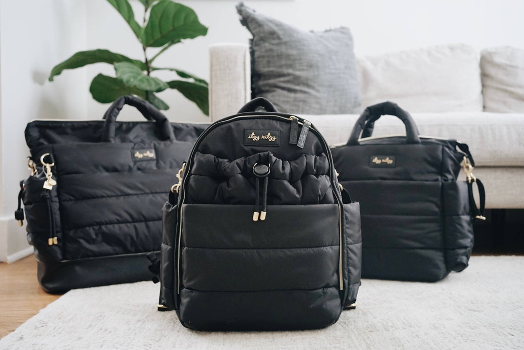 Itzy Ritzy - Dream Weekender™ Midnight Black Diaper Bag
