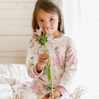 Burt's Bees Baby Floral Fields Polarbee Fleece Pajamas