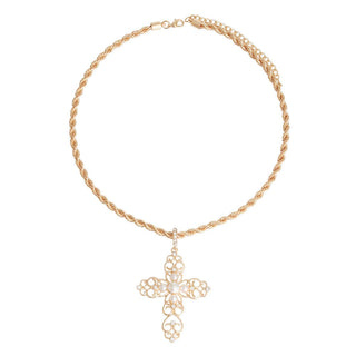 The Heirloom Cross Statement Necklace