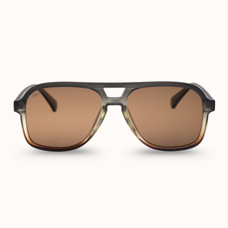 DAX Eyewear | Cruz Polarized Aviator Sunglasses | Grey Gradient UV400