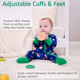 LollyBanks Beyond Space Bamboo Baby Pajamas
