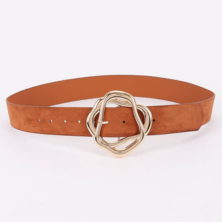 Sunday Drive Golden Swirl Buckle Belt