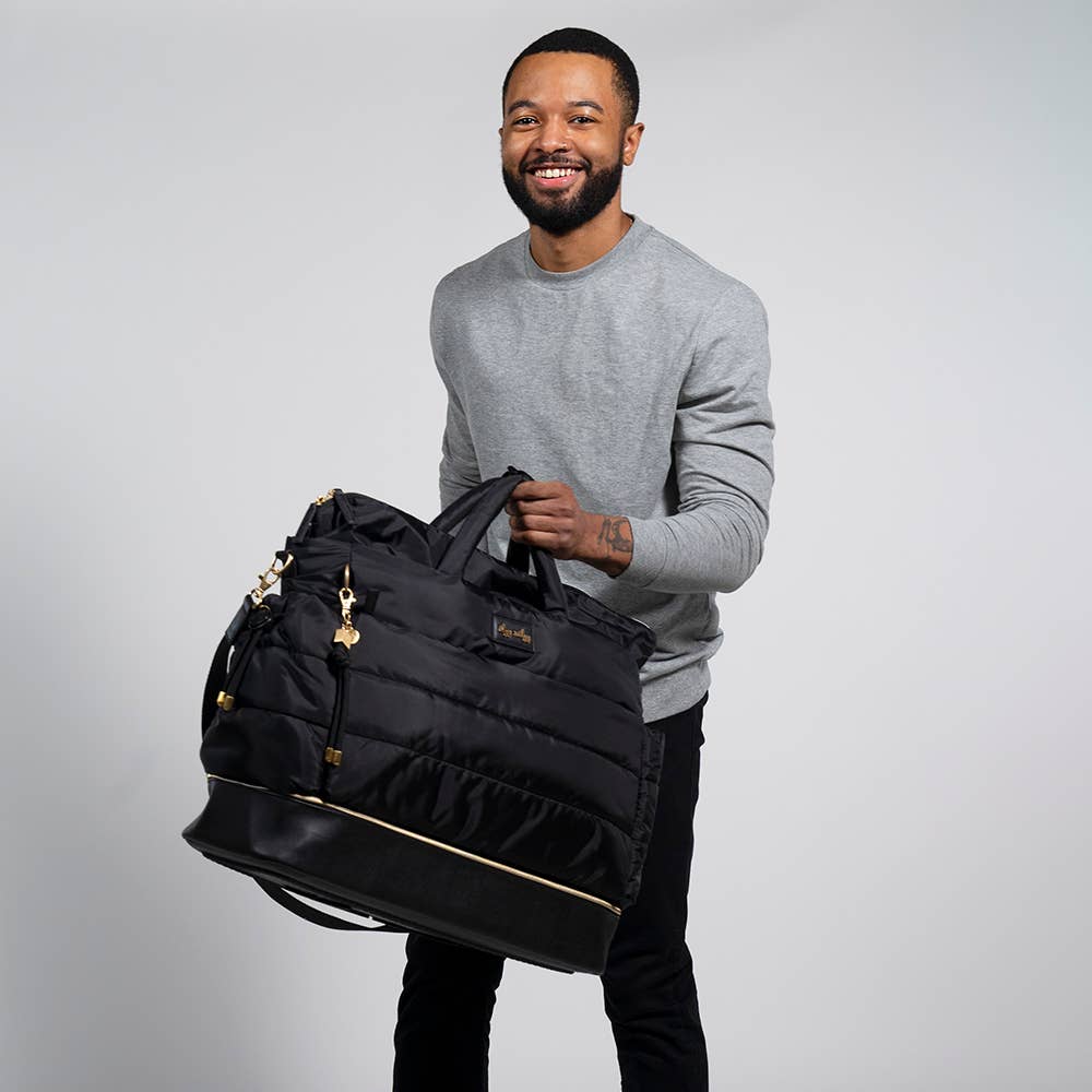 Itzy Ritzy - Dream Weekender™ Midnight Black Diaper Bag
