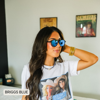 DAX Briggs Polarized Aviator Sunglasses